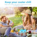 MIYCOO Slim Ice Packs for Camping & Beach