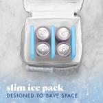 Fit & Fresh 4 Pack Slim Ice Packs