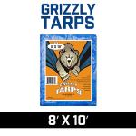 B-Air Grizzly Waterproof Heavy Duty Blue Tarps - 8x10