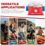 107-Piece First Aid Kit for Camping and Travel