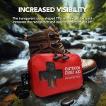 152 PCS Waterproof First Aid Kit for Outdoor Adventures