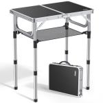 Anbte Lightweight Folding Camping Table with Handle