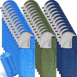 12-Pack Waterproof Sleeping Bags for Camping