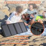 40W Foldable Solar Panel Charger for Camping