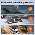 DOKIO 400W Solar Panel for Off-Grid Charging