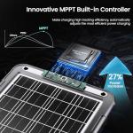 POWOXI 12V Solar Trickle Battery Charger Kit