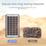 POWOXI 12V Solar Trickle Battery Charger Kit