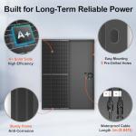 DOKIO 800W Monocrystalline Solar Panels for Charging