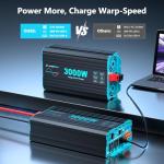 3000W Pure Sine Wave Inverter for RVs & Homes
