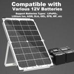 30W Solar Battery Charger with MPPT Controller