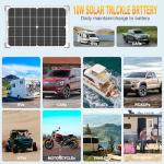 30W Solar Battery Charger with MPPT Controller