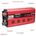 Cantonape 3000W Power Inverter with Remote Control