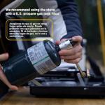 Portable 3-Burner Propane Camping Stove with Ignition