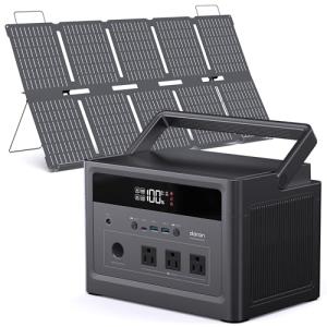 Portable Solar Generator with Panels – 1200W Power Station