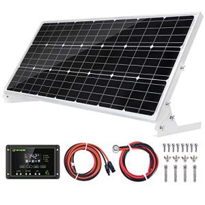 Topsolar 100W Solar Panel Kit with Charge Controller