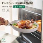 19-Piece Nonstick Cookware Set with Detachable Handle