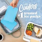 Fit & Fresh 4-Pack XL Slim Ice Packs