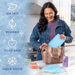 Fit & Fresh 4-Pack XL Slim Ice Packs