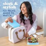 Fit & Fresh 4-Pack XL Slim Ice Packs