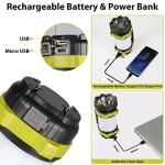 BOBKID Rechargeable LED Camping Lanterns, 2 Pack