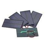 FellDen 5PCS 5V 200mA Solar Panel Kit