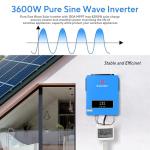 SUMRY 3600W Solar Inverter Charger with MPPT Controller