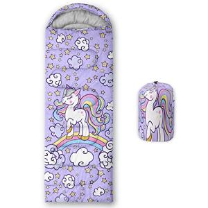 Kids Axolotl Unicorn Sleeping Bag – Lightweight & Waterproof