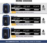 REDCAMP XL Cotton Flannel Sleeping Bag for Adults