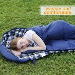 REDCAMP XL Cotton Flannel Sleeping Bag for Adults