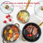 12-Piece Nonstick Camping Cookware Set, Red