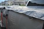 Heavy Duty Black Truck Tarp with D-Rings