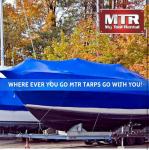 MTR 5 Mil Heavy Duty Waterproof Blue Tarp 6x8 ft