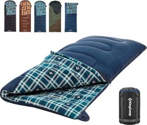 KingCamp Extra Large Cotton Flannel Sleeping Bag