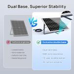 25W Portable Solar Panel with Charge Controller