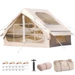 Waterproof Inflatable Family Camping Tent with Pump