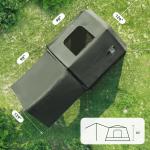 NAIZEA Inflatable Tent for 6 with Skylight