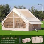 Waterproof Inflatable Family Camping Tent with Pump
