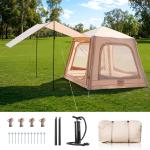 2-Person Inflatable Camping Tent with Pump