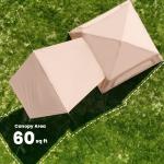 NAIZEA Inflatable Camping Tent for 2-12 People