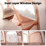 2-Person Inflatable Camping Tent with Pump