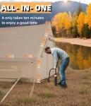 Inflatable Family Camping Tent for 6-8 People