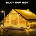 NAIZEA 6-Person Inflatable Camping Tent with Pump