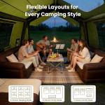 NAIZEA Inflatable Tent for 6 with Skylight