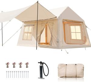 NAIZEA Inflatable Camping Tent for 2-12 People