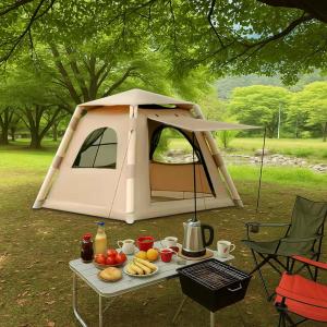 Inflatable Tent for 2-4 Campers, 51.67 sqft