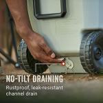 100L Coleman Rolling Ice Chest - Rock Color