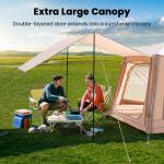 NAIZEA Inflatable Camping Tent for 2-12 People