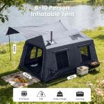 SUNYRISY Inflatable Glamping Tent for 8-10 People