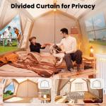 NAIZEA Inflatable Camping Tent for 2-12 People