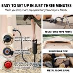 Inflatable Tent for 2-4 Campers, 51.67 sqft